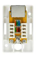 rj45 jungtis - Lanberg FTP Data Box 1 Port Shielded - 3 nuotrauka