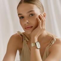 aukso laikrodziai - Garett Verona 2 Glow 43 mm Gold Steel (auksinis) - 3 nuotrauka