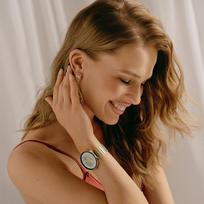 aukso laikrodziai - Garett Verona 2 Glow 43 mm Gold Steel (auksinis) - 4 nuotrauka