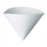 filtras - Hario VCF-02-100W popieriniai filtrai, 100 vnt. Balti (White) - 3 nuotrauka