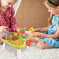 veiklos staliukas - Malplay Interaktyvus lavinamasis staliukas su plaktuku ir žvejyba - 8 nuotrauka