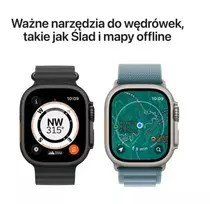 apple watch ultra 3 - Apple Watch Ultra 3 GPS + Cellular 49mm Natural Titanium Light Blue (mėlynas) - 2 nuotrauka
