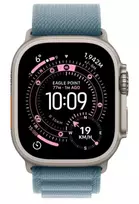 apple watch ultra 3 - Apple Watch Ultra 3 GPS + Cellular 49mm Natural Titanium Light Blue (mėlynas) - 4 nuotrauka