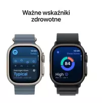 apple watch ultra 3 - Apple Watch Ultra 3 GPS + Cellular 49mm Natural Titanium Light Blue (mėlynas) - 6 nuotrauka