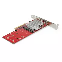 pci express kabelis - PCI korta SSD M.2 Startech PEX8M2E2 - 5 nuotrauka