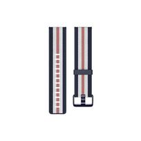 Fitbit Versa Woven Hybrid Band Pink Navy Large