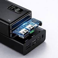 power bank 30000mah - Reach RR-H34B, 30000mAh, 22.5W, juoda - 3 nuotrauka