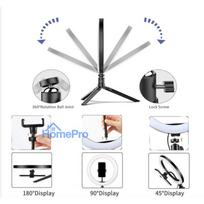 bluetooth pultelis - Goapa LED Ring Light F-260 su trikoju ir Bluetooth pulteliu 26cm - 4 nuotrauka
