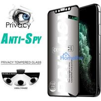 iphone 14 pro apsauginis - Fusion Accessories "Matte Privacy Ceramic iPhone 14 Pro Max" Black - 2 nuotrauka