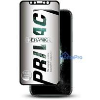 iphone 14 pro apsauginis - Fusion Accessories "Matte Privacy Ceramic iPhone 14 Pro Max" Black - 3 nuotrauka