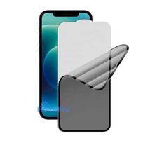 iphone 13 stikliukas - Fusion Accessories "Matte Privacy Ceramic Screen Protector iPhone 13 Pro Max" Black - 2 nuotrauka