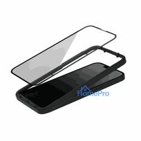 iphone 14 pro apsauginis - Fusion Accessories "Edge 5D Tempered Glass with frame iPhone 14 Pro Max" Black - 3 nuotrauka