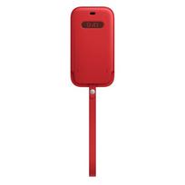iphone mini 13 - iPhone 12 mini Leather Sleeve with MagSafe - (PRODUCT)RED - 3 nuotrauka