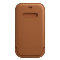iphone 12 magsafe - iPhone 12 mini Leather Sleeve with MagSafe - Saddle Brown - 1 nuotrauka