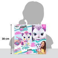 aerografas - Pliušinis žaislas Canal Toys Airbrush Plush Kitty, įvairių spalvų, 25 cm - 3 nuotrauka