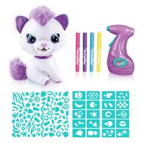 aerografas - Pliušinis žaislas Canal Toys Airbrush Plush Kitty, įvairių spalvų, 25 cm - 16 nuotrauka