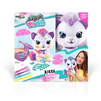 aerografas - Pliušinis žaislas Canal Toys Airbrush Plush Kitty, įvairių spalvų, 25 cm - 17 nuotrauka