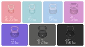 svarmenys kettlebell - Svarstis 12 kg REBEL ACTIVE - 3 nuotrauka