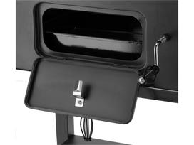 rukyklos - LUND DELUXE Anglinė kepsninė su rūkykla 62 cm, Juoda (Black) - 5 nuotrauka