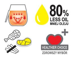karsto oro gruzdintuve 5 l - Toya Sa Poland Dviguba Karšto Oro Gruzdintuvė 3.5L + 7.5L Juoda (Black) - 3 nuotrauka