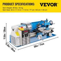stalines tekinimo stakles - VEVOR Mini 550W - 6 nuotrauka