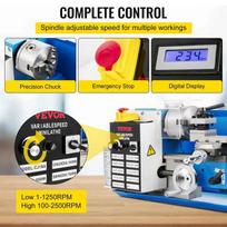 stalines tekinimo stakles - VEVOR Mini 550W - 7 nuotrauka