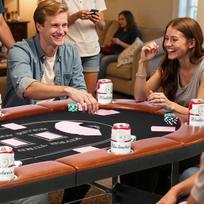 puodeliai - VEVOR Sulankstomas pokerio stalas, 8 žaidėjams - 5 nuotrauka