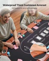 puodeliai - VEVOR Sulankstomas pokerio stalas, 8 žaidėjams - 9 nuotrauka