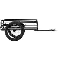 dviracio ratai 20 - VEVOR Dviračio priekaba kroviniui, juoda (Black) - 3 nuotrauka