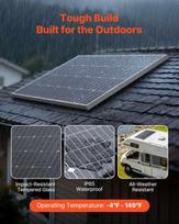 100 w saules panele - VEVOR 100W monokristalinis saulės modulis, 2 vnt. - 8 nuotrauka
