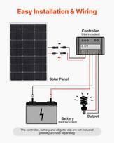 100 w saules panele - VEVOR 100W monokristalinis saulės modulis, 2 vnt. - 10 nuotrauka