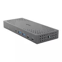 usb c 3 2 gen 2 kabelis - i-tec USB 3.0 / USB-C / Thunderbolt, 3x 4K Docking Station Gen 2 + Power Delivery 100W CATRIPLE4KDOCKPD2 Pilka (Grey) - 11 nuotrauka
