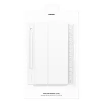 tab s10 lite - Samsung Book Cover Klaviatūra Galaxy Tab S9/S9 FE/S10 FE/S10 Lite Balta (White) - 2 nuotrauka