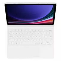 tab s10 lite - Samsung Book Cover Klaviatūra Galaxy Tab S9/S9 FE/S10 FE/S10 Lite Balta (White) - 3 nuotrauka