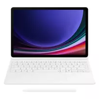 tab s10 lite - Samsung Book Cover Klaviatūra Galaxy Tab S9/S9 FE/S10 FE/S10 Lite Balta (White) - 4 nuotrauka