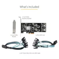 pcie laidas - StarTech 8 PORT SATA 6GBPS PCIE CARD/. - 2 nuotrauka