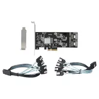 pcie laidas - StarTech 8 PORT SATA 6GBPS PCIE CARD/. - 7 nuotrauka