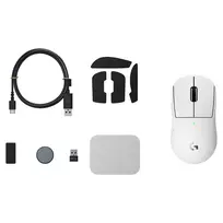 logitech g pro 2 lightspeed - Logitech G PRO X SUPERLIGHT 2c White (Balta) - 3 nuotrauka