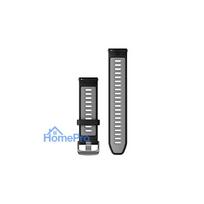 dirzelis garmin forerunner 265 - Garmin Forerunner Watch Band 22 Black Gray - 2 nuotrauka
