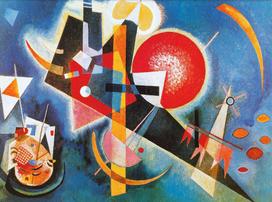 deliones suaugusiems - Eurographics Wassily Kandinsky In Blue, 48.9 x 67.31 cm, 1000 det. - 2 nuotrauka