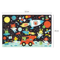apli kids - APLI Kids Dark Space tamsoje šviečianti dėlionė - 3 nuotrauka
