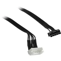 korpuso ventiliatoriai rgb - Inter-Tech Argus RS-04 RGB 120mm Black (juodas) - 3 nuotrauka