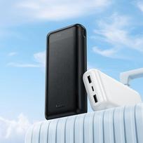 powerbank 20000 mah - Hoco J153A, 20000mAh, 10W, baltas (white) - 3 nuotrauka
