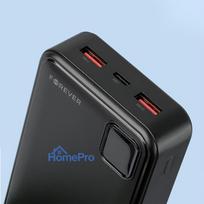 20000 mah - Forever TB-300L 20000mAh, 22.5W, juodas (black) - 8 nuotrauka