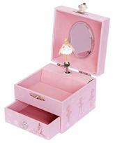 muzikine dezute - Muzikinė papuošalų dėžutė Trousselier, rožinė (Pink) - 4 nuotrauka