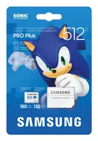atminties kortele v30 - Samsung Sonic PRO Plus 512GB microSDXC UHS-I Class 10 + SD Adapter - 3 nuotrauka