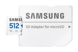 atminties kortele v30 - Samsung Sonic PRO Plus 512GB microSDXC UHS-I Class 10 + SD Adapter - 6 nuotrauka