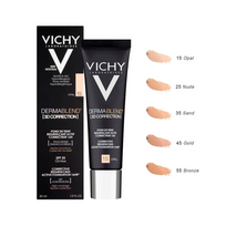 vichy dermablend 25 - VICHY koreguojamasis makiažo pagrindas DERMABLEND 3D, Nr.25, SPF 25, 30 ml - 2 nuotrauka
