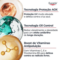 control ps5 - Eucerin Sun Face Oil Control Serum UV FPS50+ 30ml - 2 nuotrauka