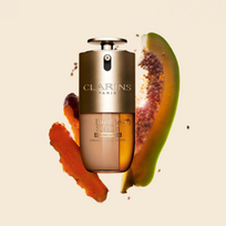 skystis - Clarins Double Serum Foundation serumas-makiažo pagrindas, atspalvis: M4C, 30 ml - 3 nuotrauka